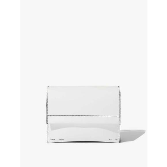 Proenza Schouler White Label Accordion Flap Bag ~ Optic White - Picture 4 of 8